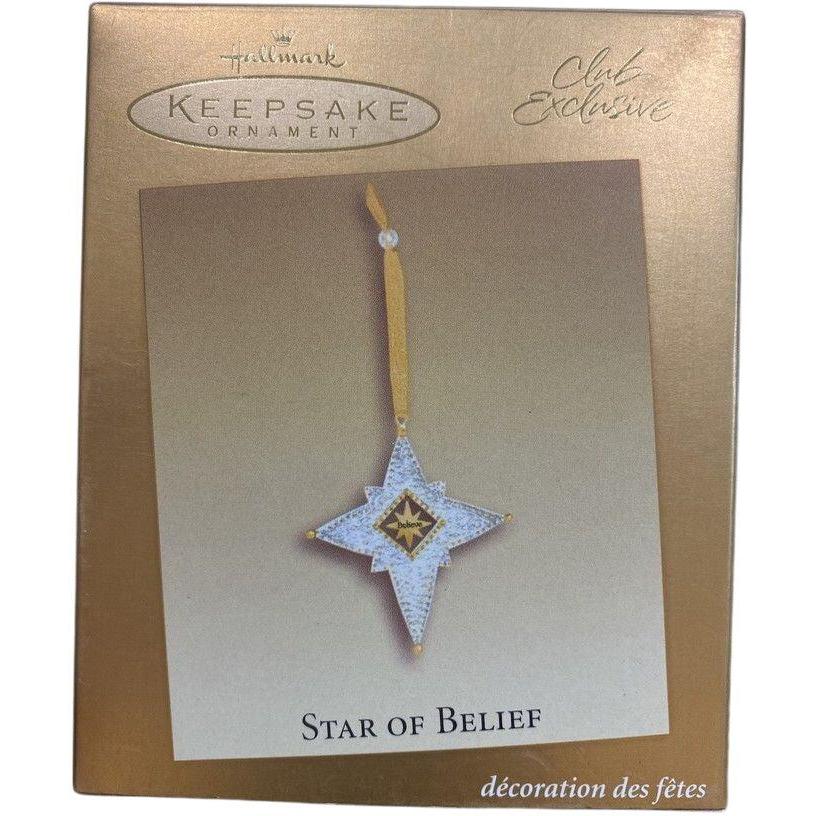 2003 Star of Belief Hallmark Ornament (Star) QXC4619