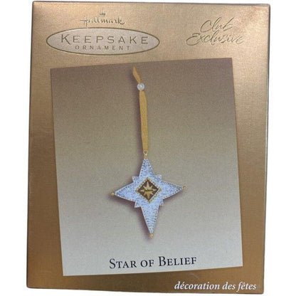 2003 Star of Belief Hallmark Ornament (Star) QXC4619