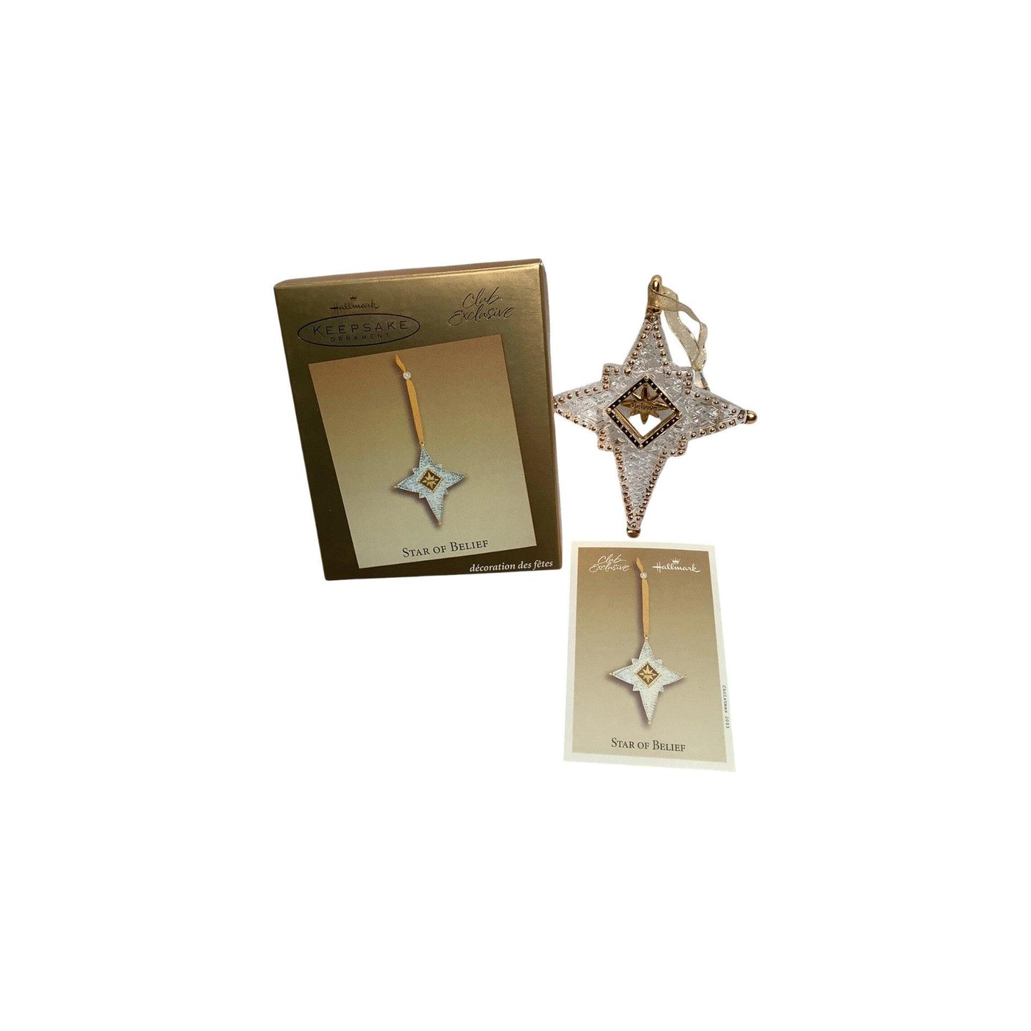 2003 Star of Belief Hallmark Ornament (Star) QXC4619 Image3