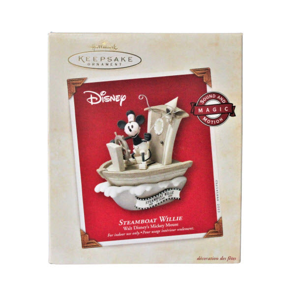 2003 Steamboat Willie Hallmark Ornament (Mickey Mouse & Friends) QXD5047