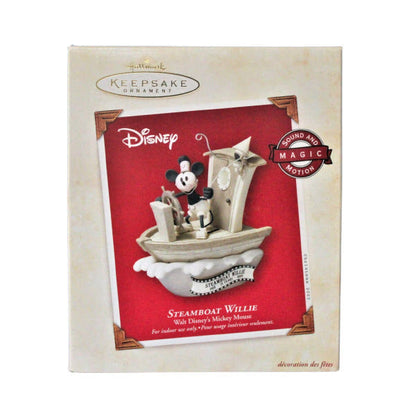 2003 Steamboat Willie Hallmark Ornament (Mickey Mouse & Friends) QXD5047