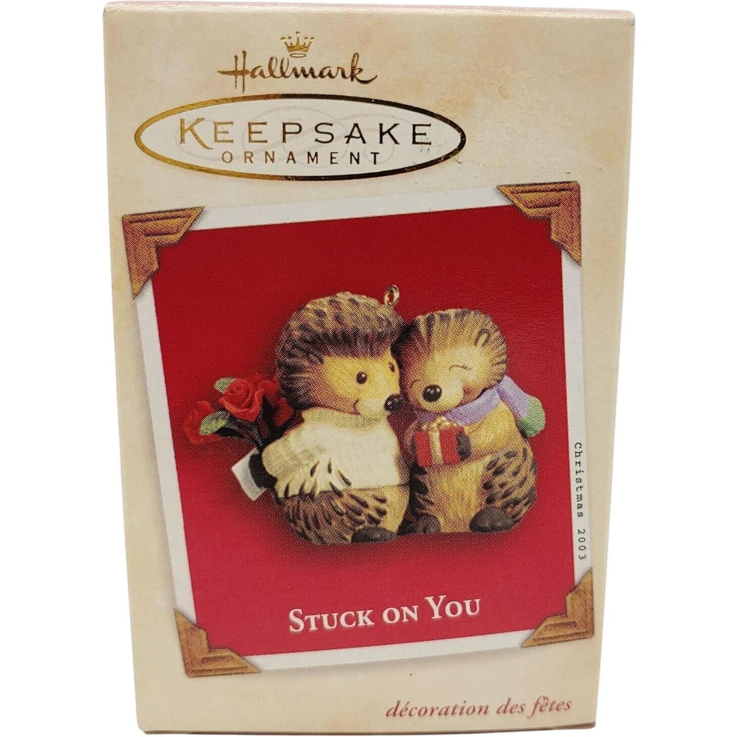2003 Stuck On You Hallmark Ornament (Hedgehogs) QXG8867