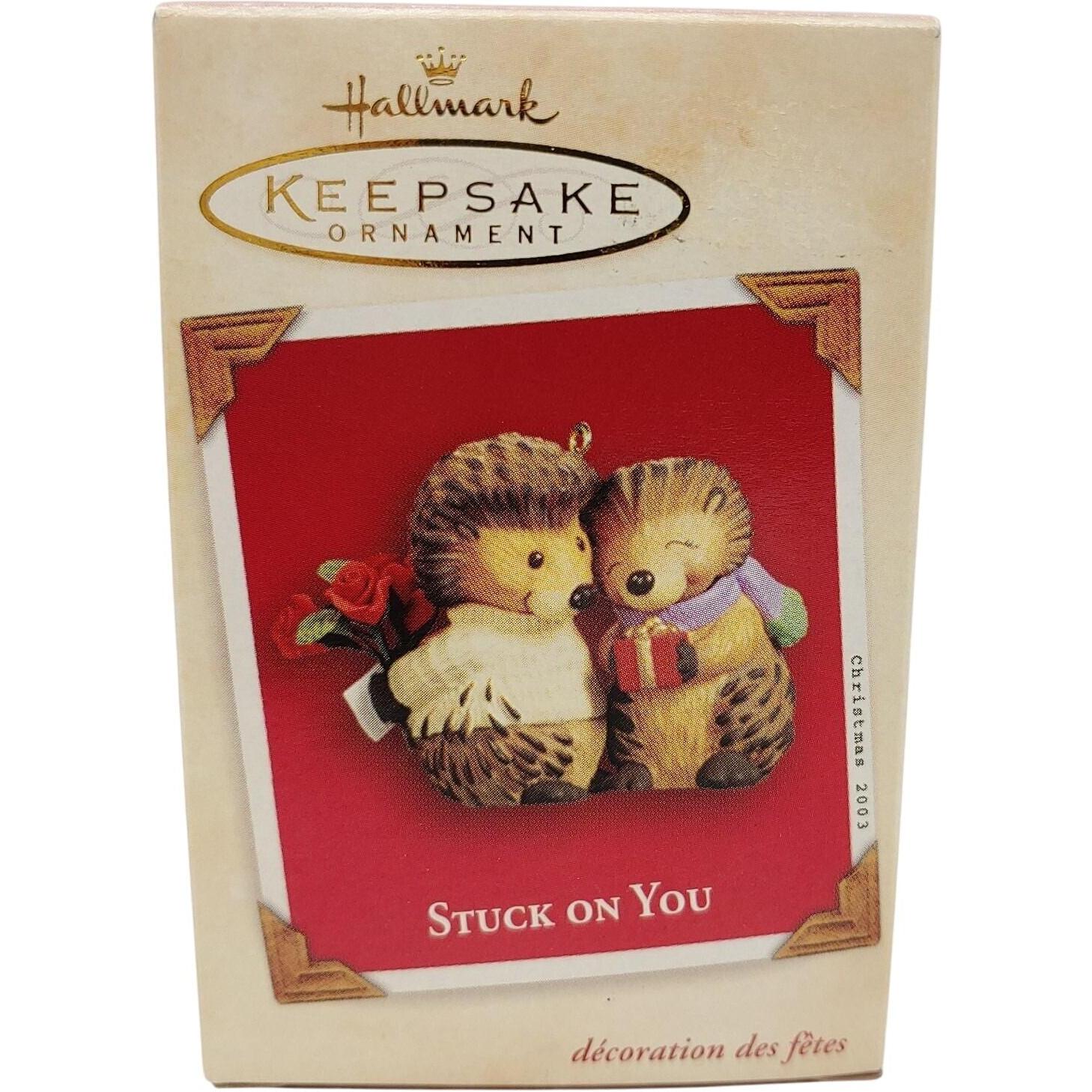 2003 Stuck On You Hallmark Ornament (Hedgehogs) QXG8867