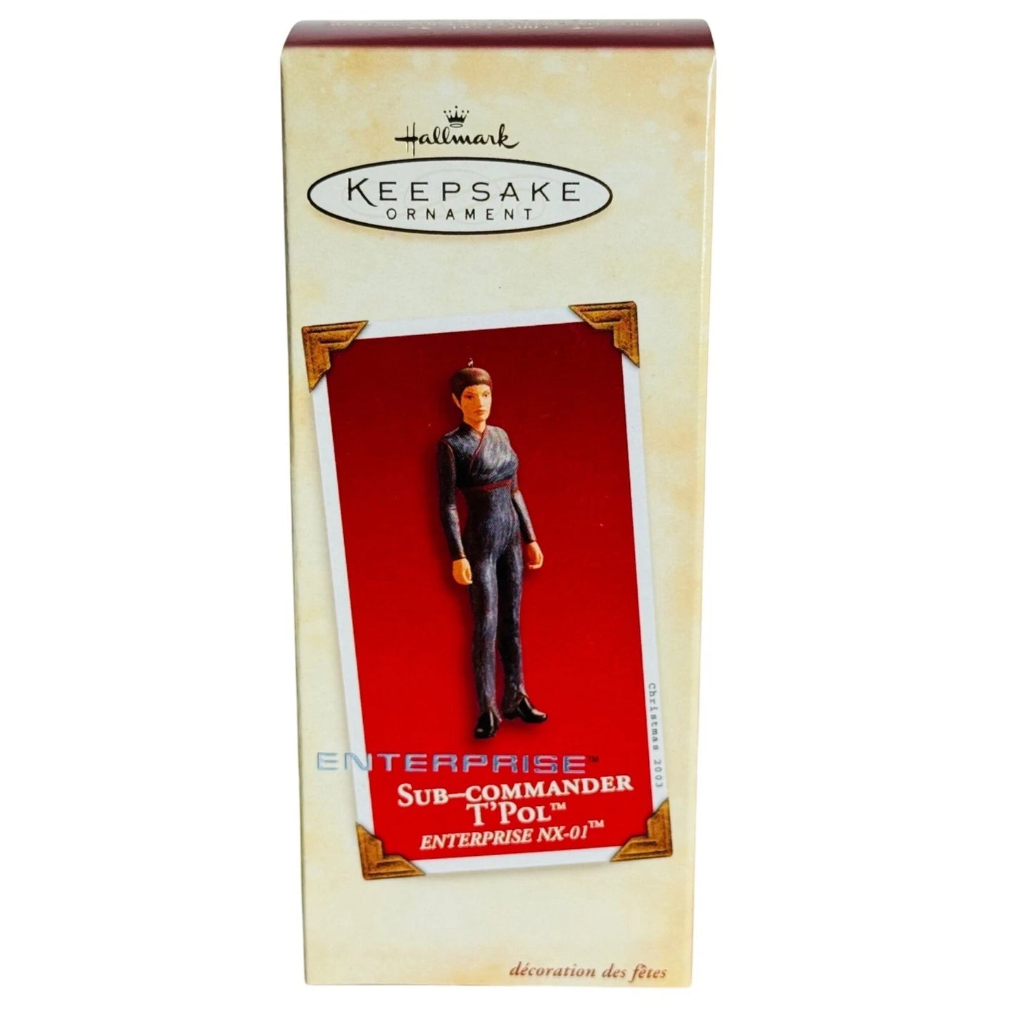 2003 Sub-commander T'Pol Hallmark Ornament (Star Trek) QXI8757