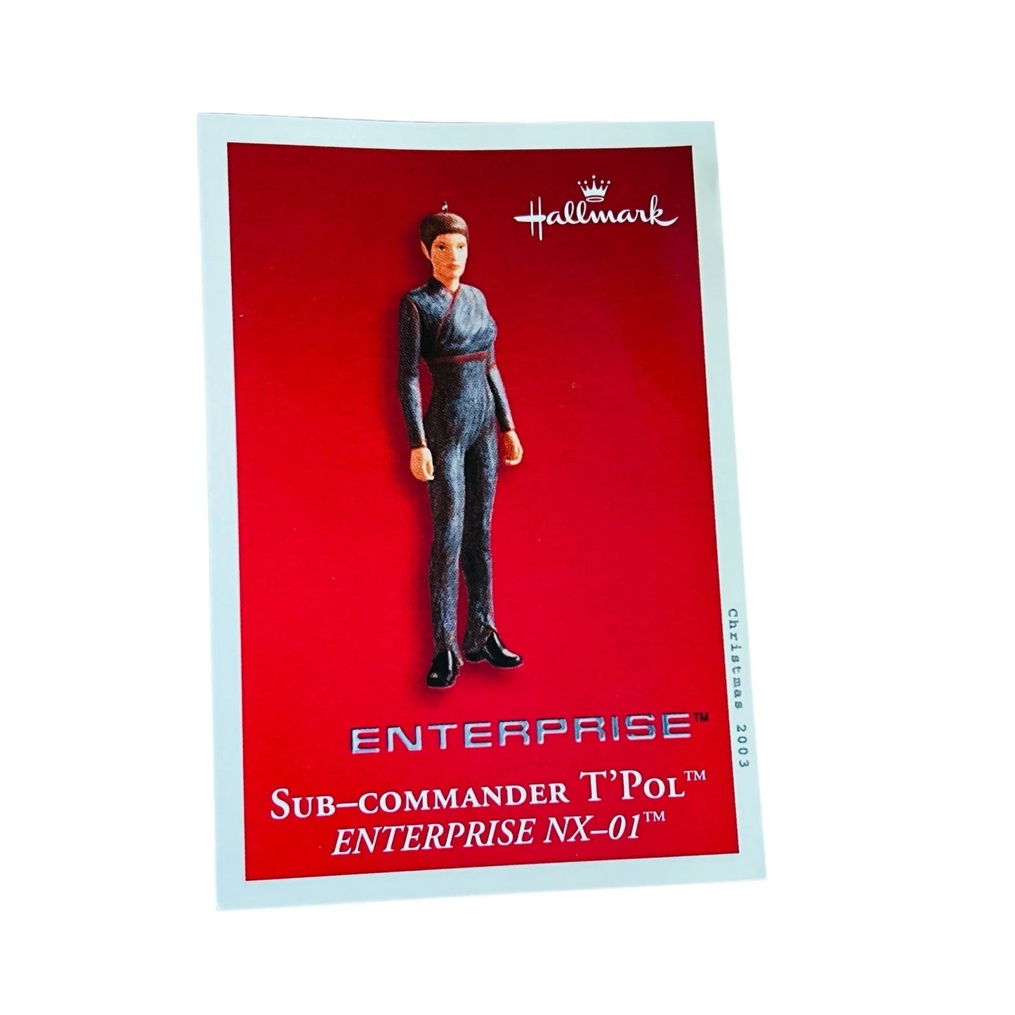 2003 Sub-commander T'Pol Hallmark Ornament (Star Trek) QXI8757