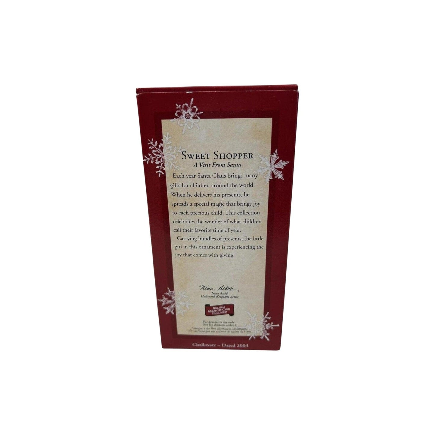 2003 Sweet Shopper Hallmark Ornament (A Visit From Santa) QP1447 Image7