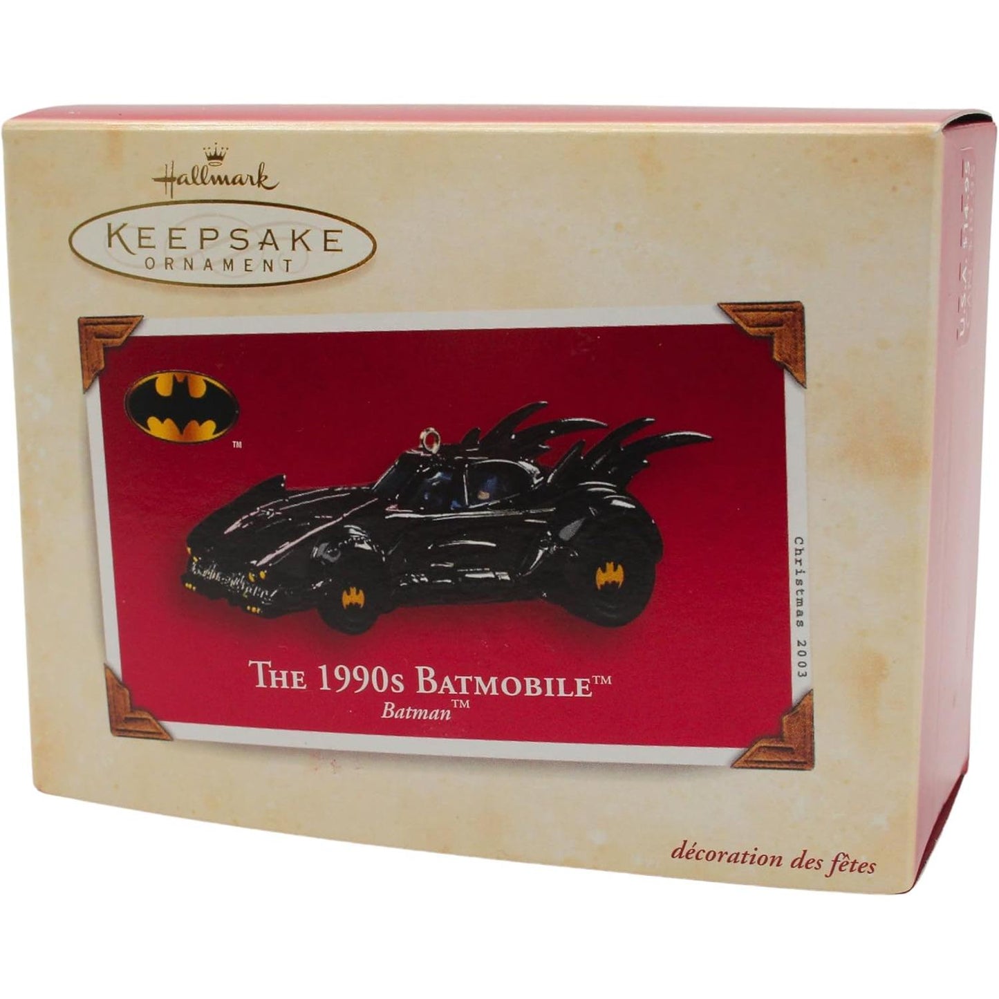 2003 The 1990s Batmobile Hallmark Ornament (Super Heroes) QXI8297