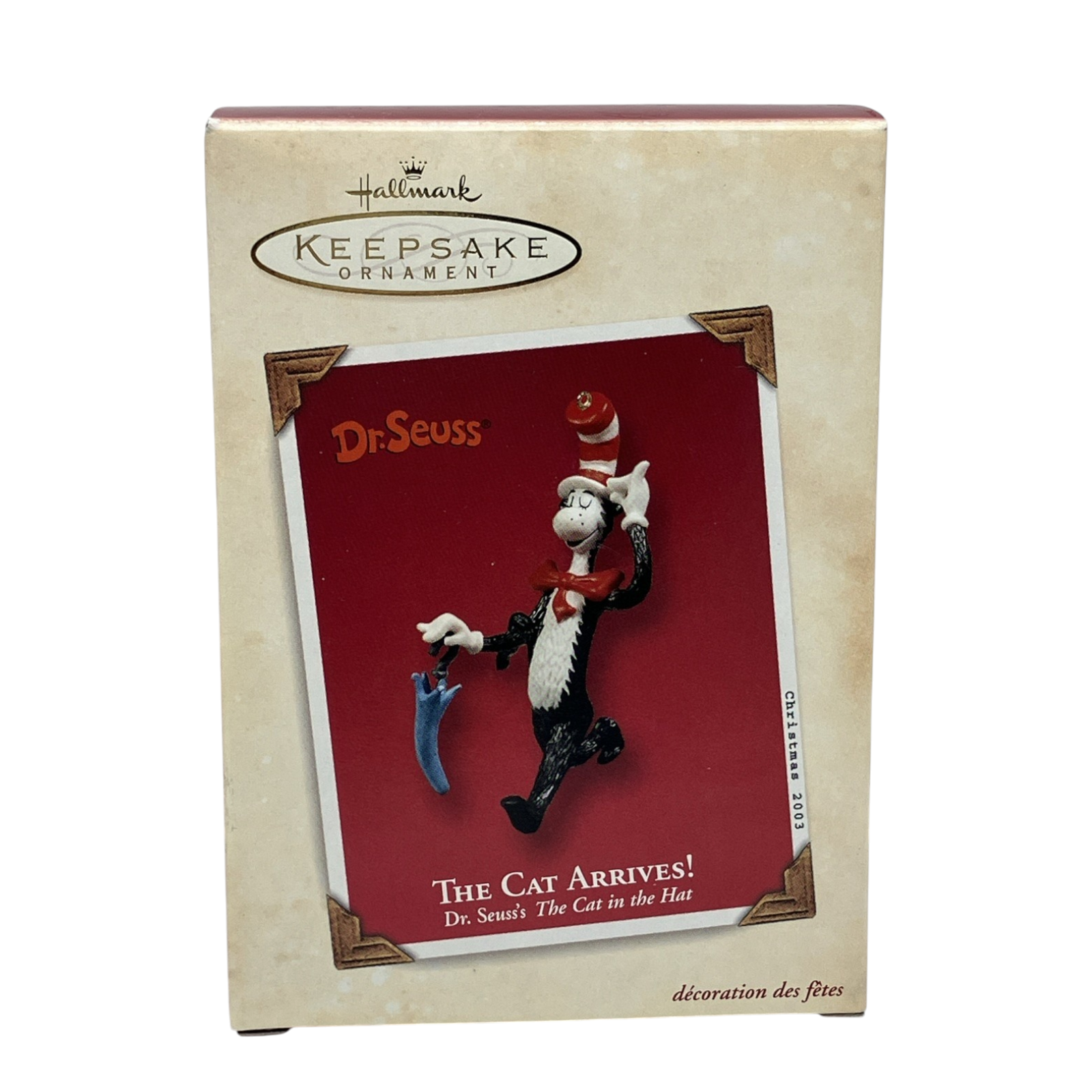 2003 The Cat Arrives! Hallmark Ornament (Dr. Seuss) QXI8379