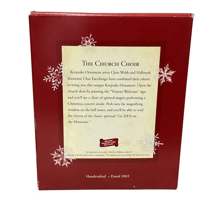 2003 The Church Choir Hallmark Ornament (Church) QXG2429