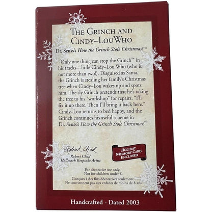 2003 The Grinch and Cindy-Lou Who (The Grinch)