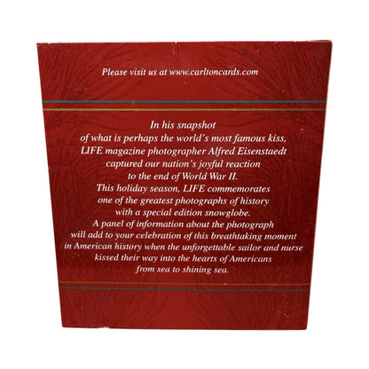 2003 The Kiss That Spoke for a Nation (LIFE Magazine) Carlton Cards Heirloom Ornament CXOR-121J Image5