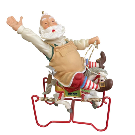 2003 Toymaker Santa Hallmark Ornament (Toymaker Santa) QX8159 Image1