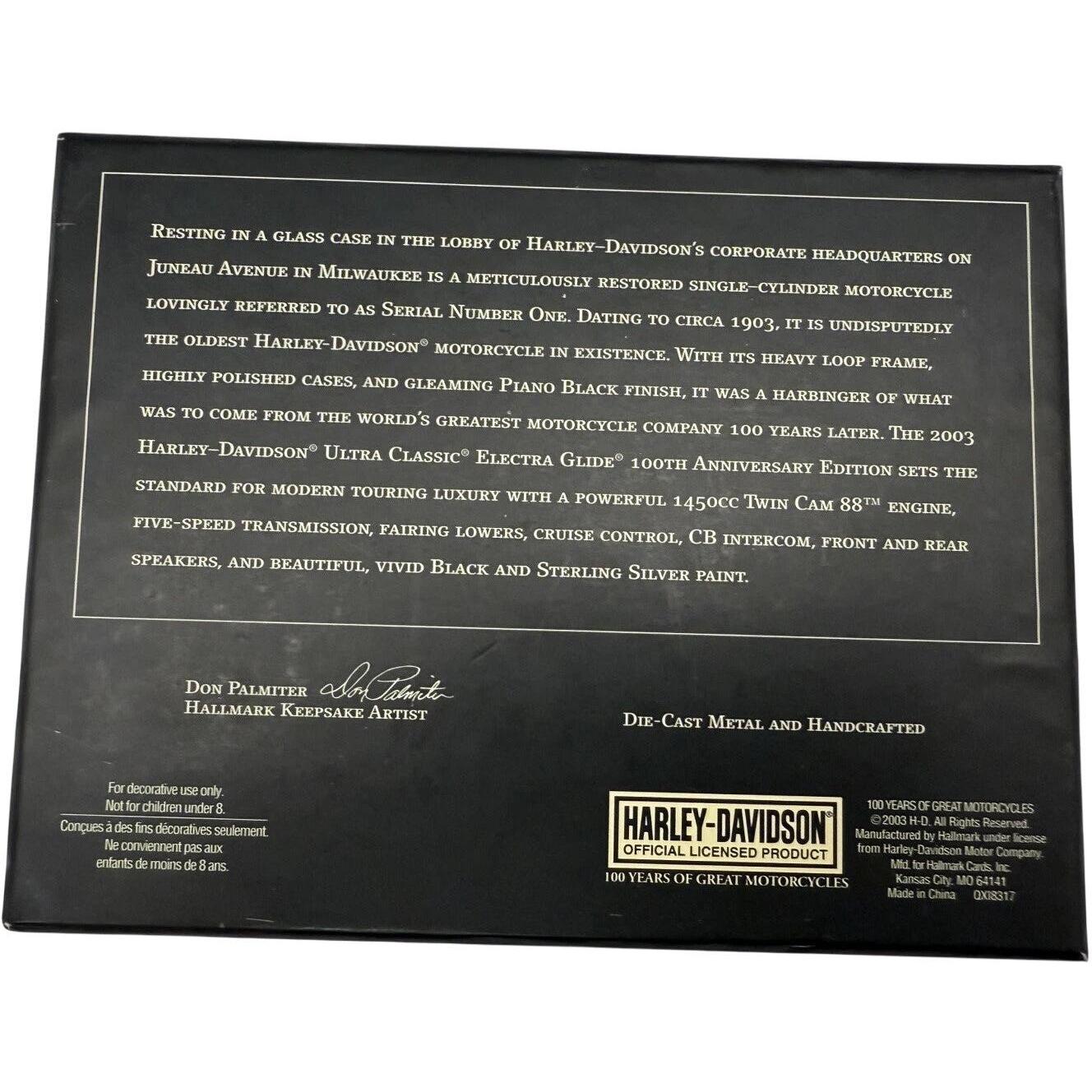 2003 Ultra Classic Electra Glide Hallmark Ornament (Harley-Davidson) QXI8317