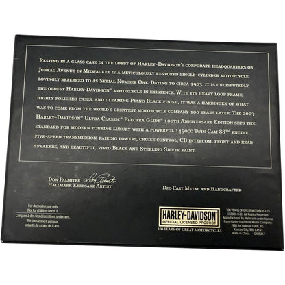 2003 Ultra Classic Electra Glide Hallmark Ornament (Harley-Davidson) QXI8317