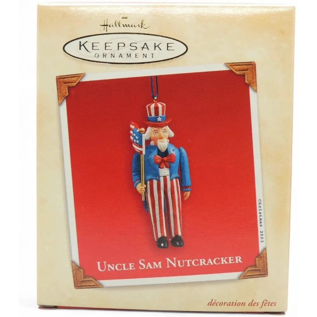 2003 Uncle Sam Nutcracker Hallmark Ornament (Patriotic) QXG2489