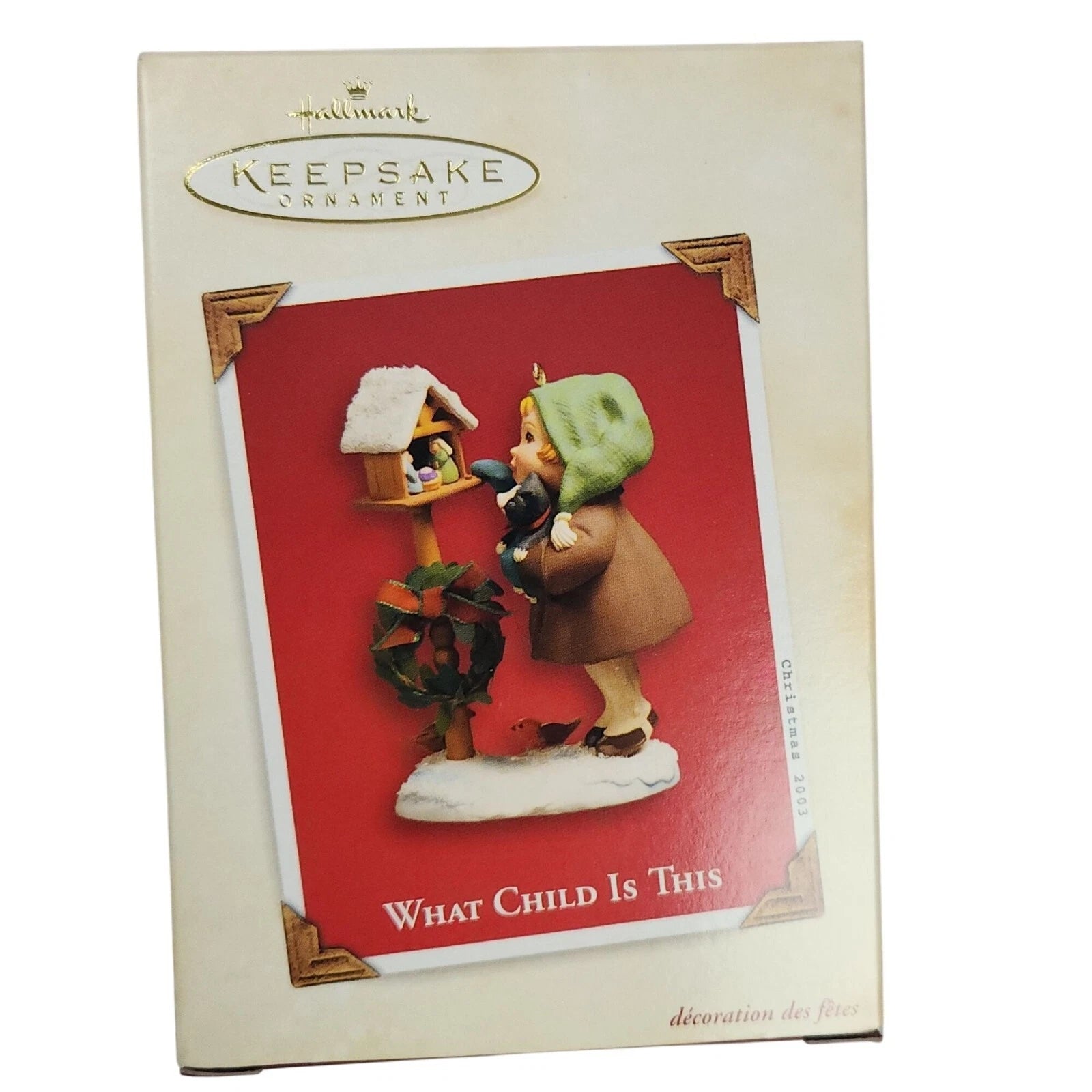 2003 What Child Is This Hallmark Ornament (Mailbox) QXG8989