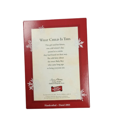 2003 What Child Is This Hallmark Ornament (Mailbox) QXG8989