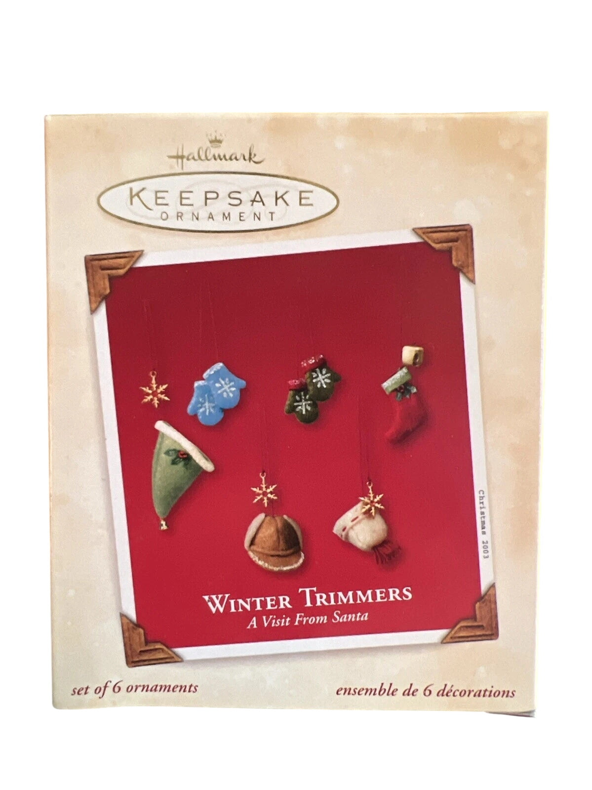 2003 Winter Trimmers Hallmark Ornament (A Visit From Santa) QP1497 Image2