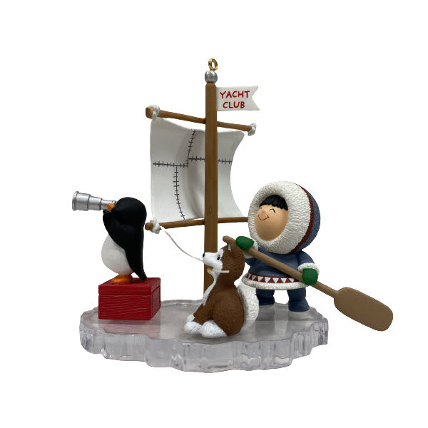 2003 Yacht Club Hallmark Ornament (Frosty Friends) QX8089