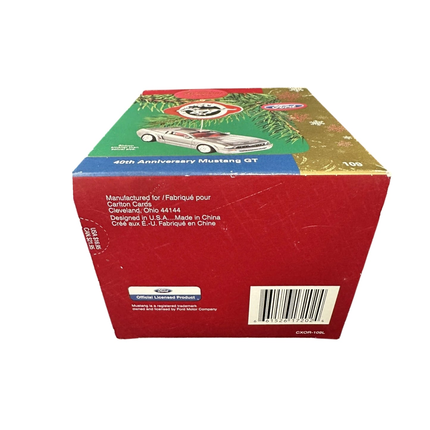 2004 40th Anniversary Mustang GT (Ford) Carlton Cards Heirloom Ornament CXOR-109L Image6