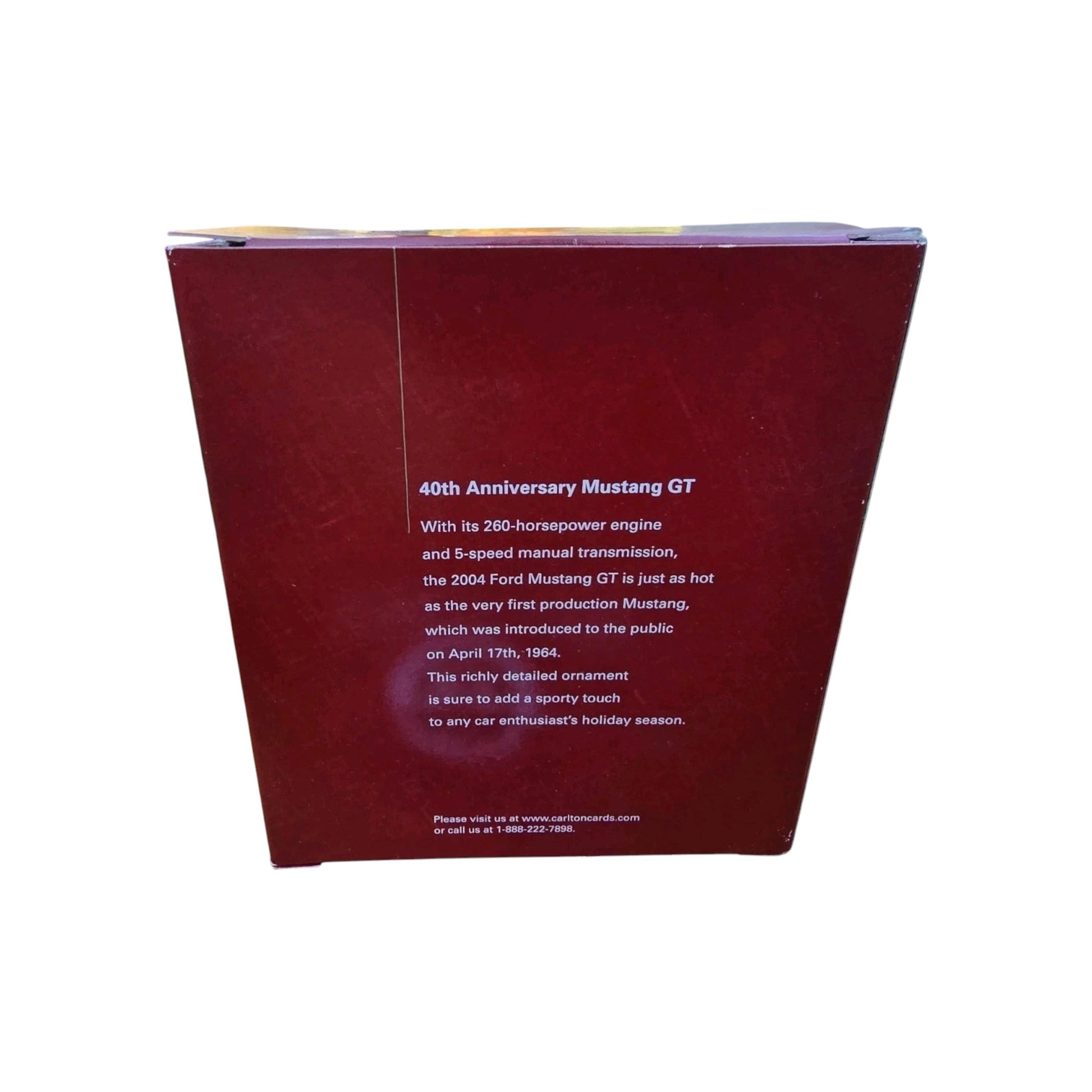 2004 40th Anniversary Mustang GT (Ford) Carlton Cards Heirloom Ornament CXOR-109L Image7