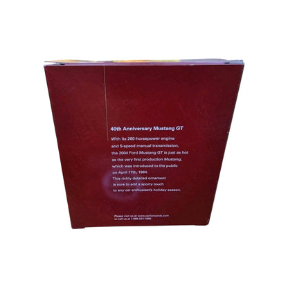 2004 40th Anniversary Mustang GT (Ford) Carlton Cards Heirloom Ornament CXOR-109L Image7