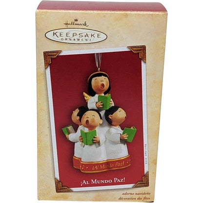 2004 Al Mundo Paz! Hallmark Ornament (Angel) QXG5471