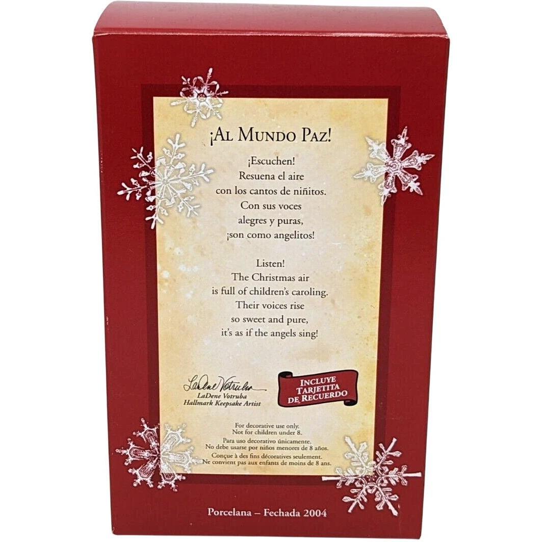 2004 Al Mundo Paz! Hallmark Ornament (Angel) QXG5471