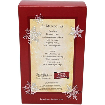 2004 Al Mundo Paz! Hallmark Ornament (Angel) QXG5471
