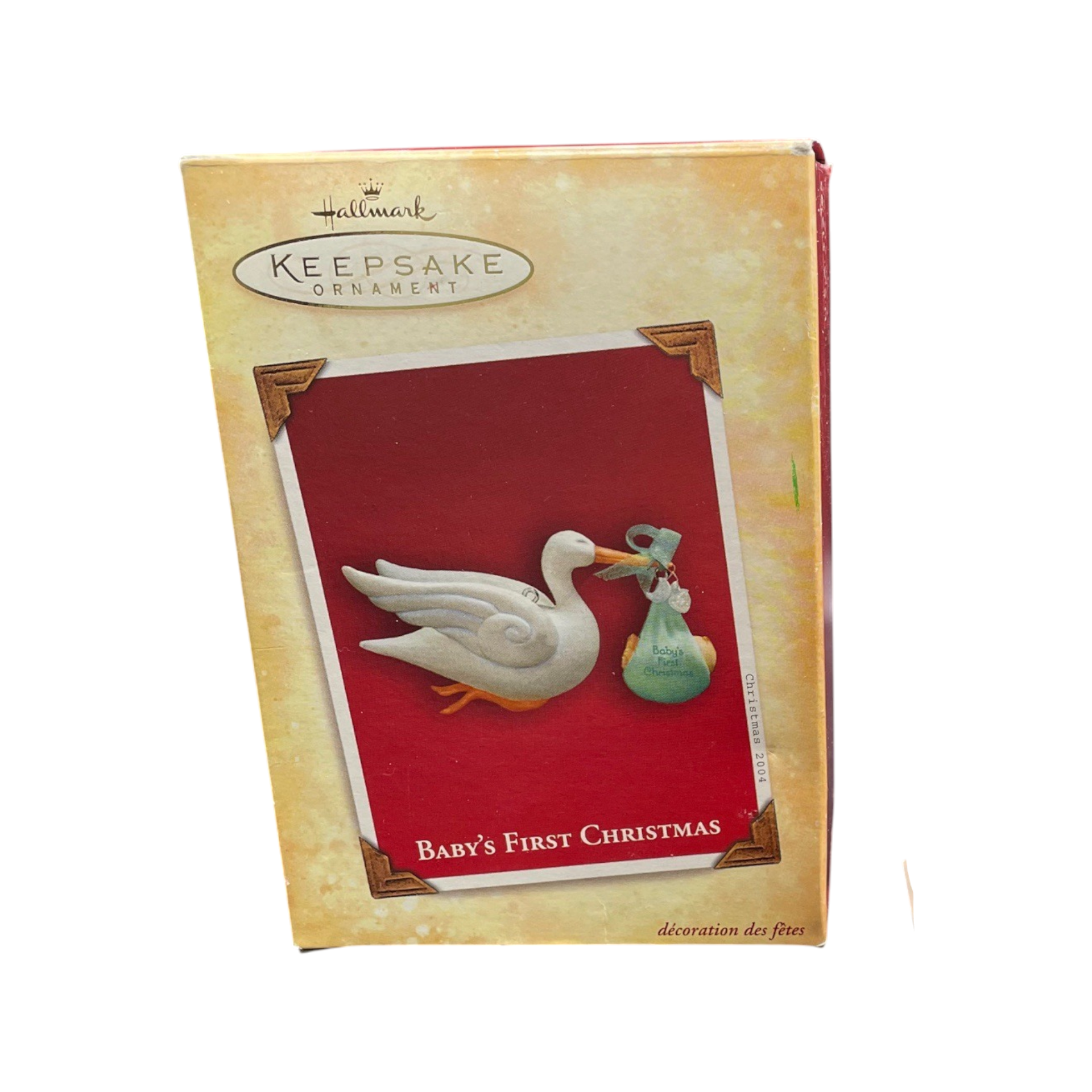 2004 Baby’s First Christmas Hallmark Ornament (Stork) QXG5714
