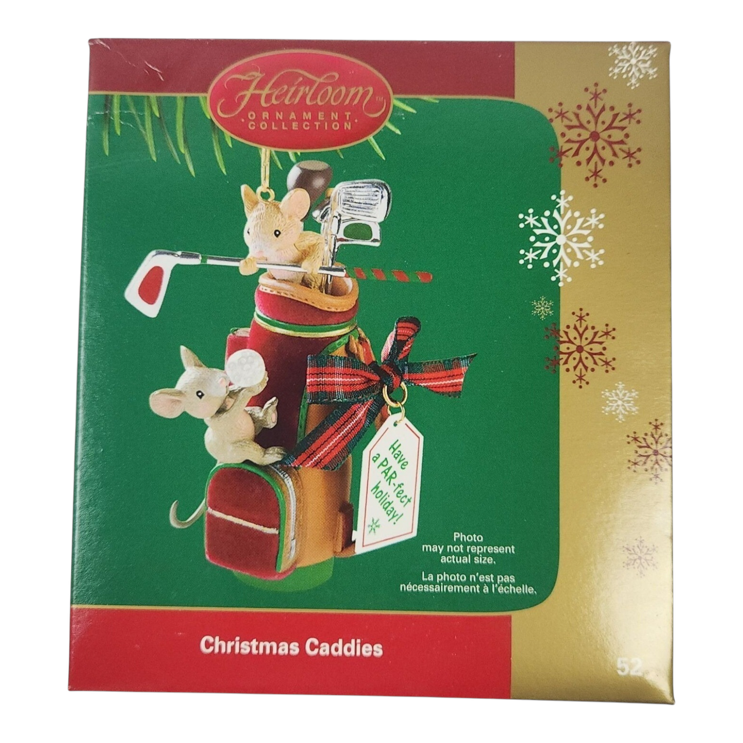 2004 Christmas Caddies Carlton Cards Ornaments (Golf) CXOR-064L