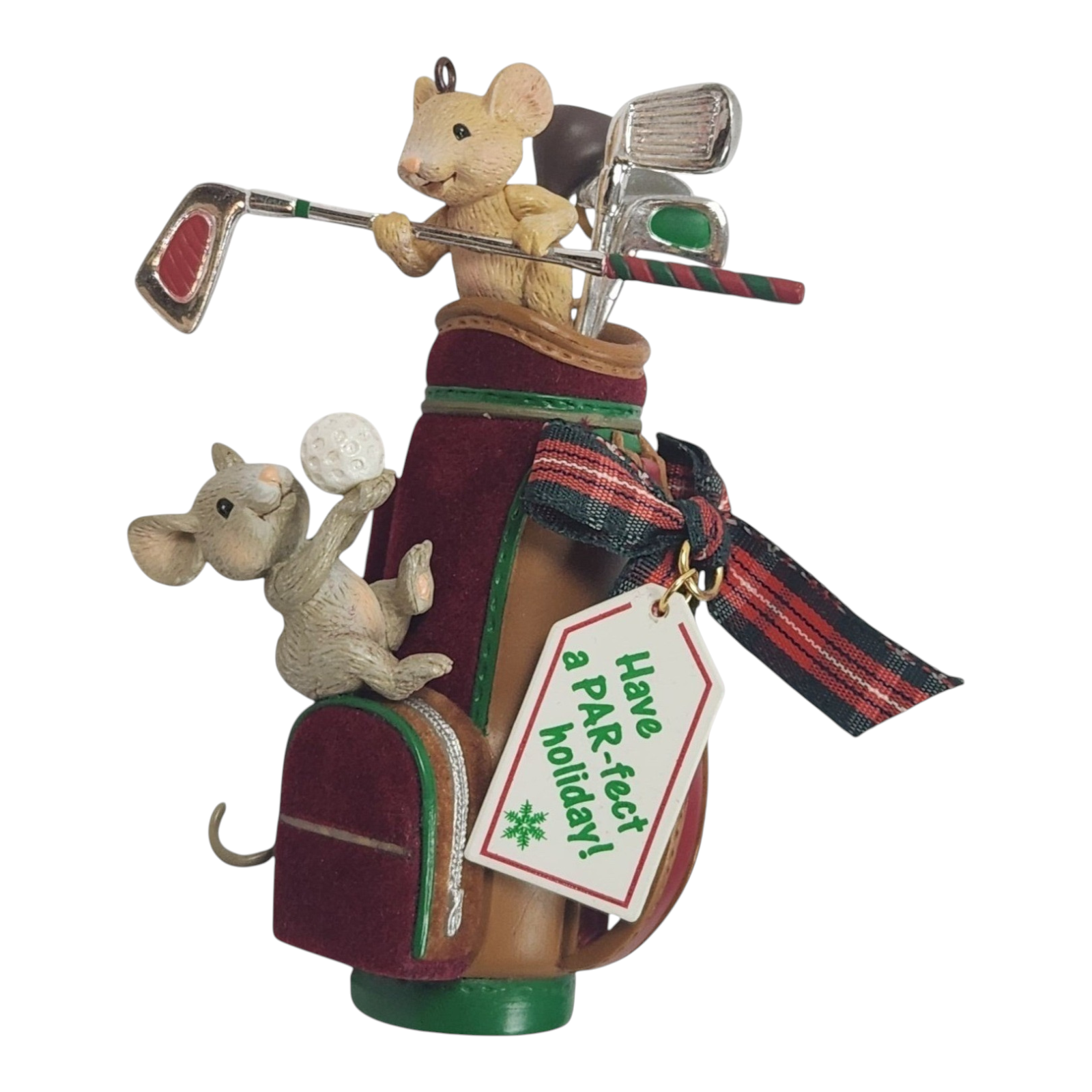 2004 Christmas Caddies Carlton Cards Ornaments (Golf) CXOR-064L