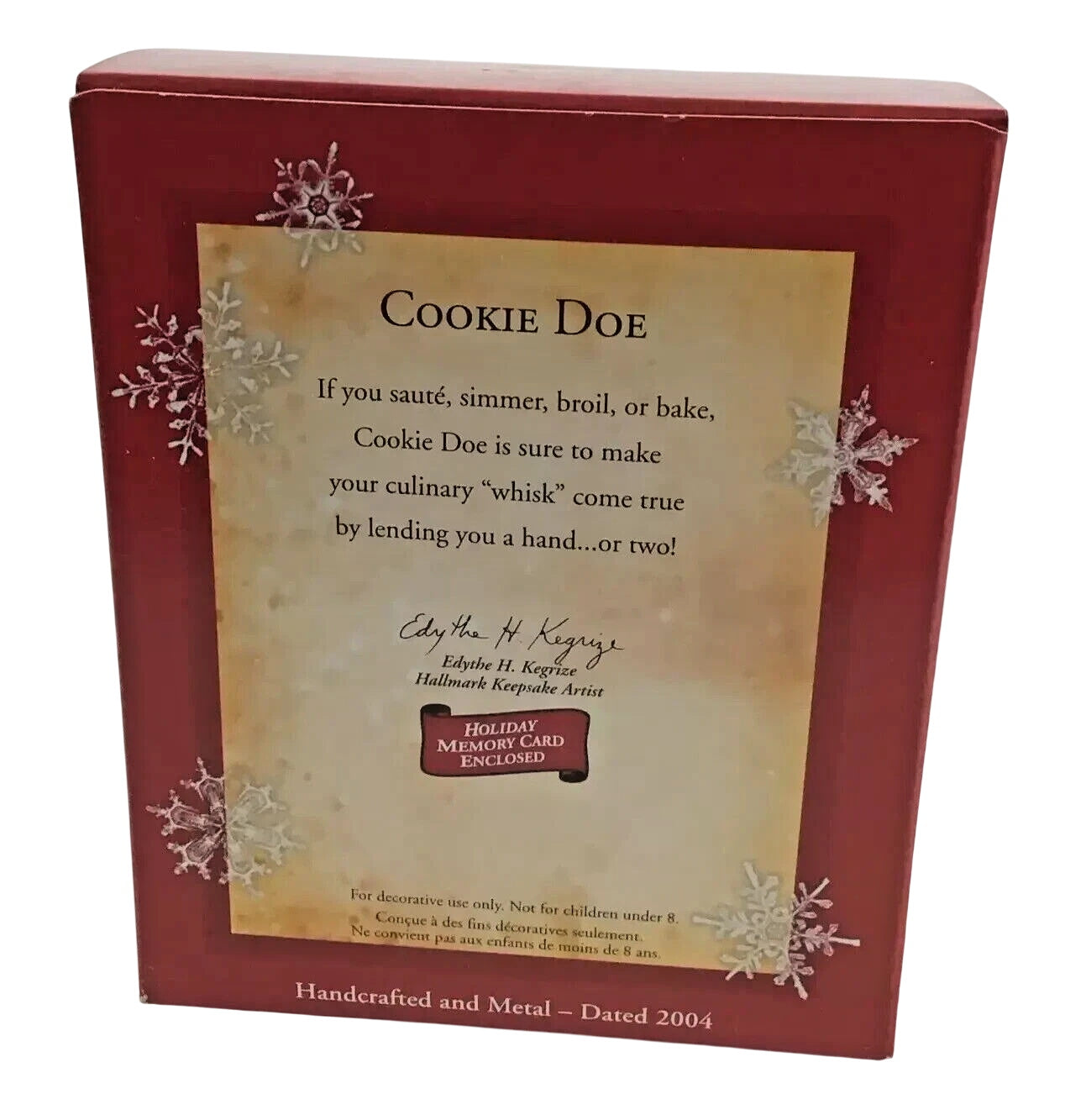 2004 Cookie Doe Reindeer Hallmark Ornament (Kitchen & Baking) QXG5441