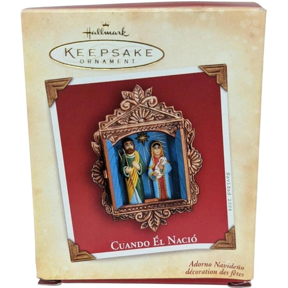 2004 Cuando El Nacio Hallmark Ornament (Spanish) QXG5361
