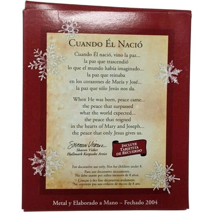 2004 Cuando El Nacio Hallmark Ornament (Spanish) QXG5361