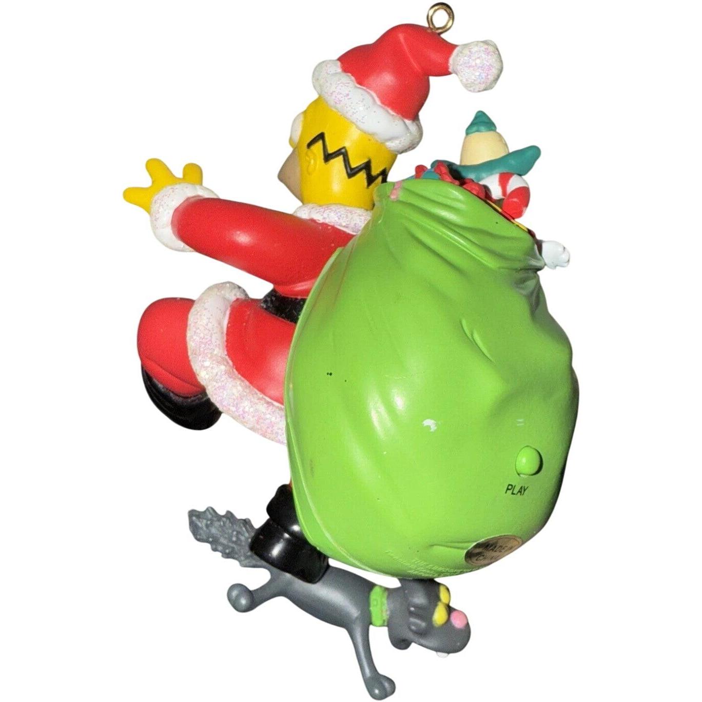 2004 D'oh! Ho! Ho! Merry Christmas Talking Ornament Carlton Cards Ornaments (The Simpsons) by Carlton Cards CXOR-099L