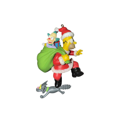2004 D'oh! Ho! Ho! Merry Christmas Talking Ornament (The Simpsons)