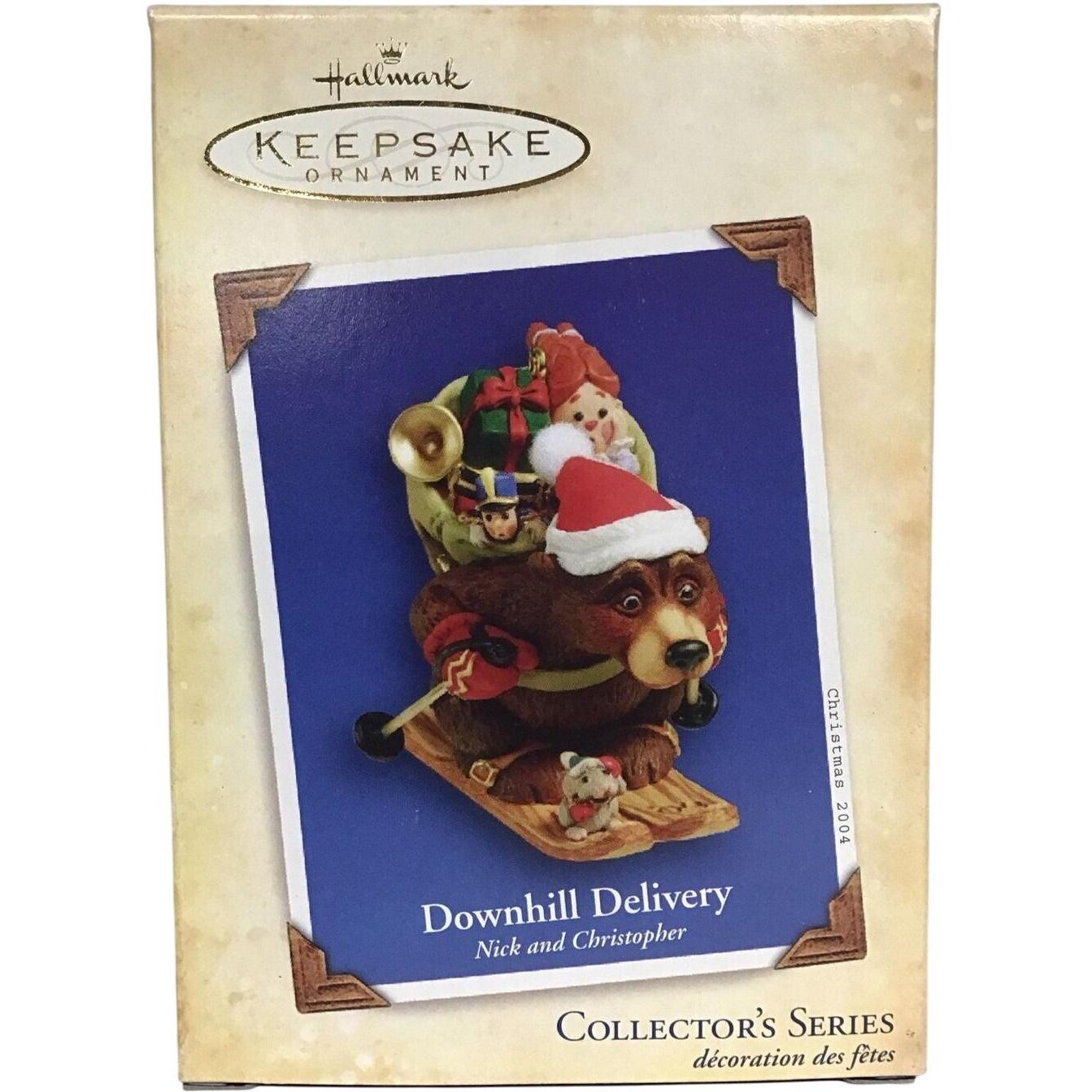 2004 Downhill Delivery Hallmark Ornament (Nick and Christopher) QX2834