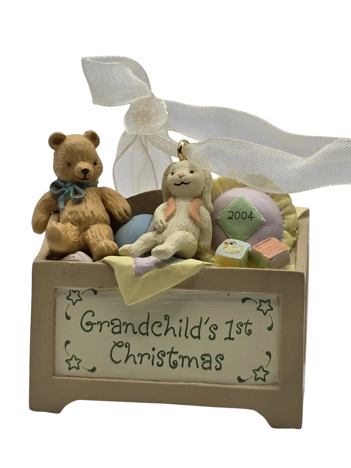 2004 GrandChild's First Christmas Hallmark Ornament (Teddy Bear) QXG5741
