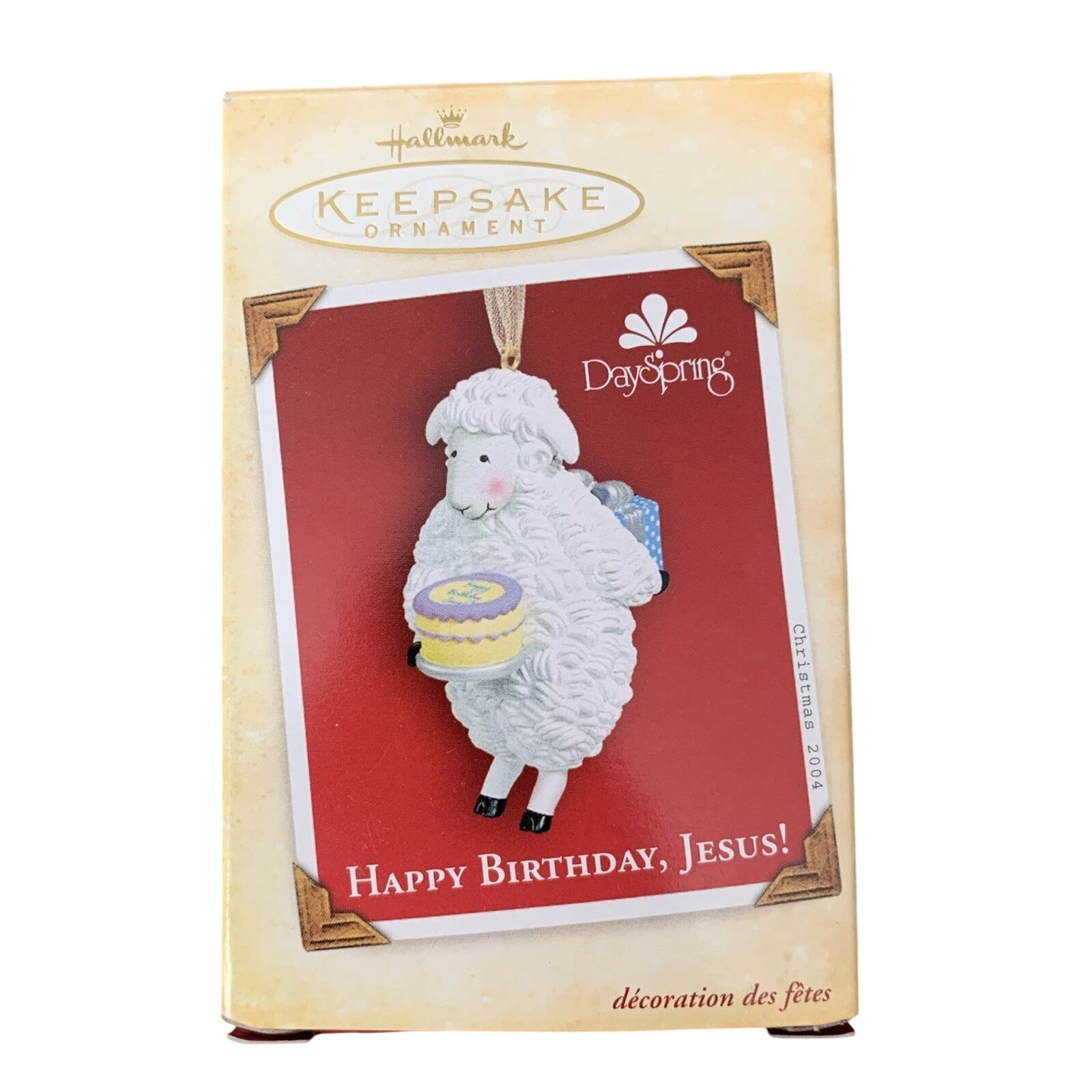 2004 Happy Birthday, Jesus! Hallmark Ornament (Church) QXG5354