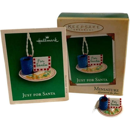 2004 Just For Santa Hallmark Ornament (Eat & Drink) WD3036