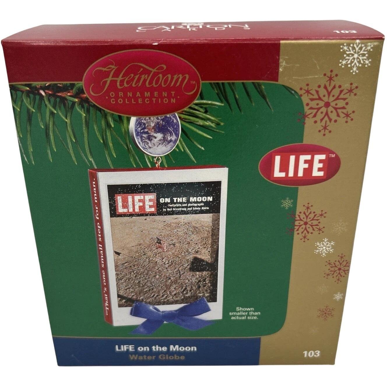 2004 LIFE on the Moon - Water Globe Carlton Cards Ornaments (Books) by Carlton Cards CXOR-103L