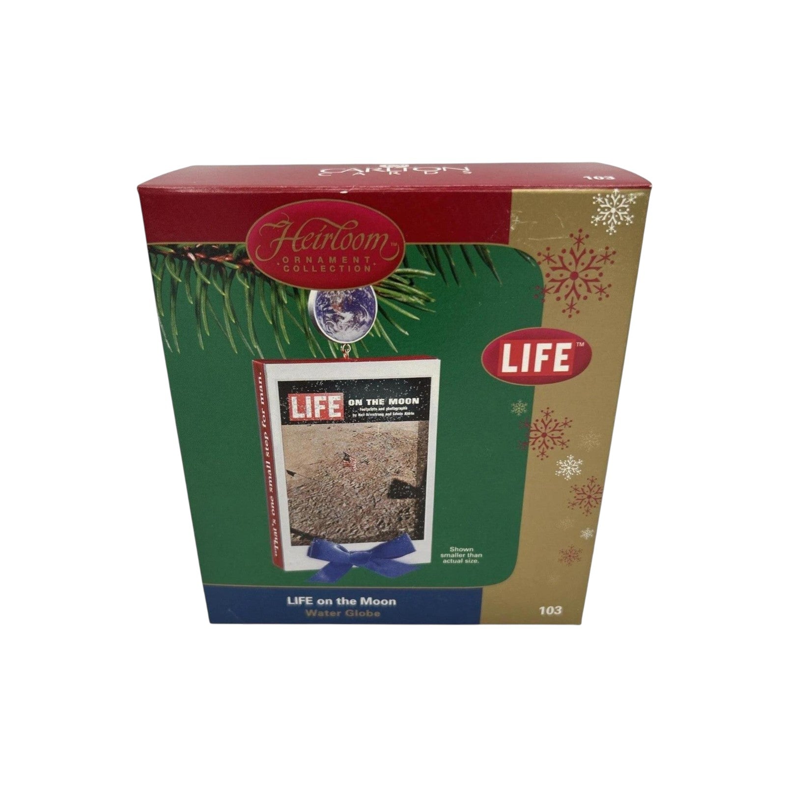 2004 LIFE on the Moon - Water Globe Carlton Cards Ornaments (Books) by Carlton Cards CXOR-103L Image2