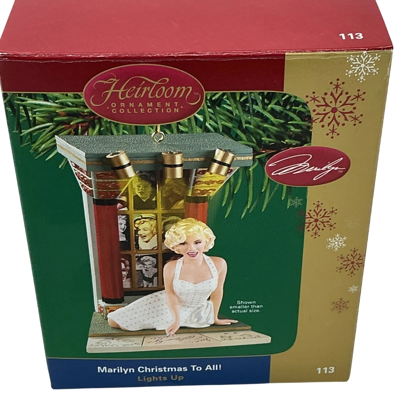 2004 Marilyn Christmas to All! Carlton Cards Ornaments (Marilyn Monroe) CXOR-113L