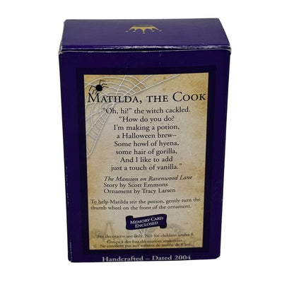 2004 Matilda, The Cook Hallmark Ornament (Halloween) QFO6041