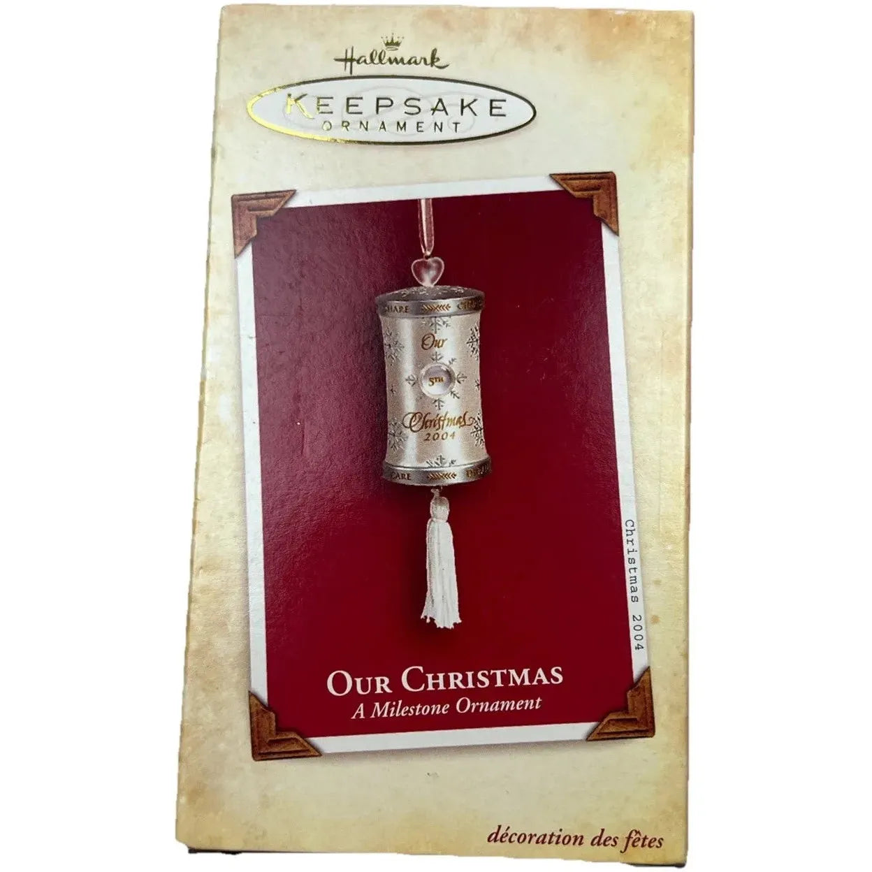 2004 Our Christmas Hallmark Ornament (A Milestone Ornament) QXG5341
