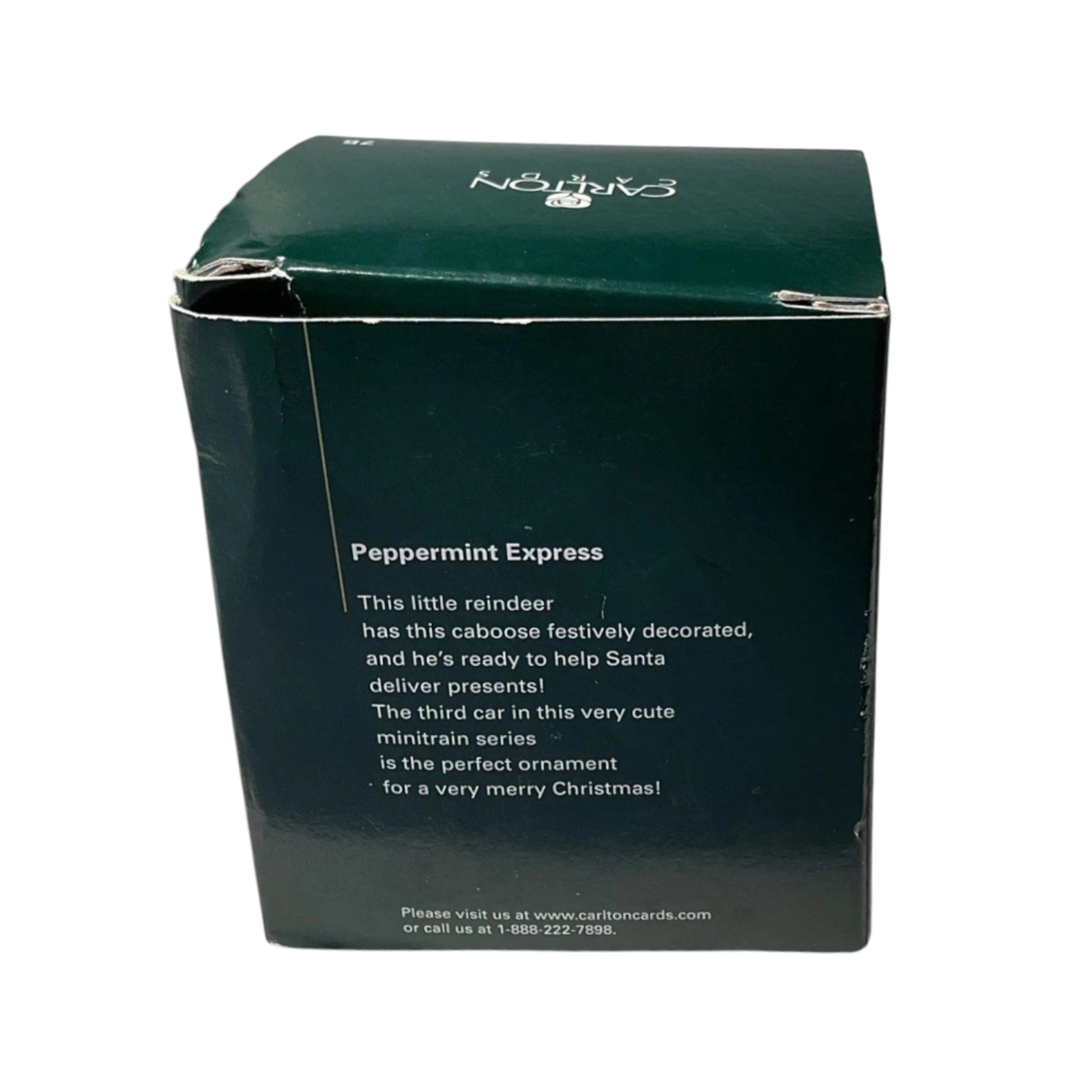 2004 Peppermint Express Carlton Cards Ornaments (Reindeer) CXOR-075L