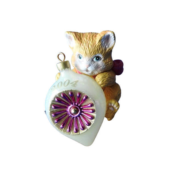 2004 Purr-fect Holiday Carlton Cards Ornaments (Kitten) CXOR-046L