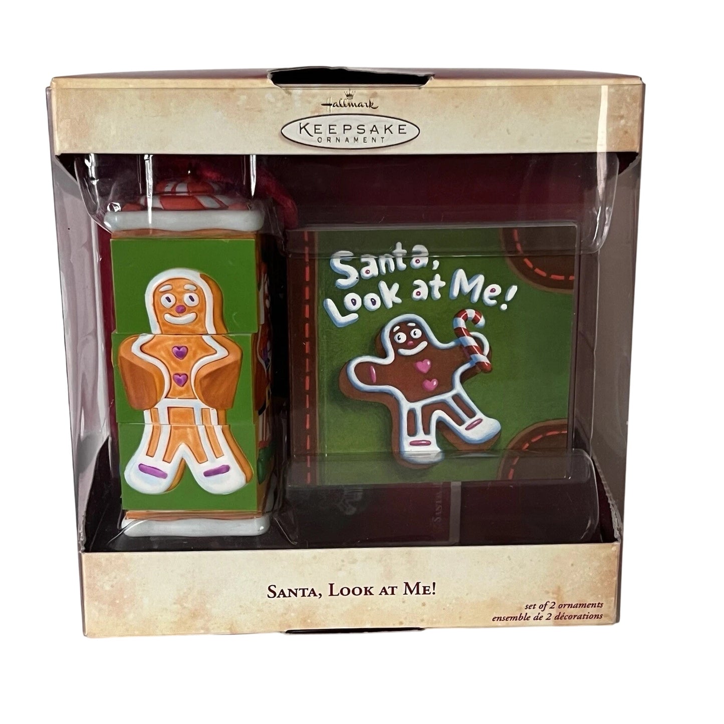 2004 Santa, Look at Me! Hallmark Ornament (Books) QXG5484