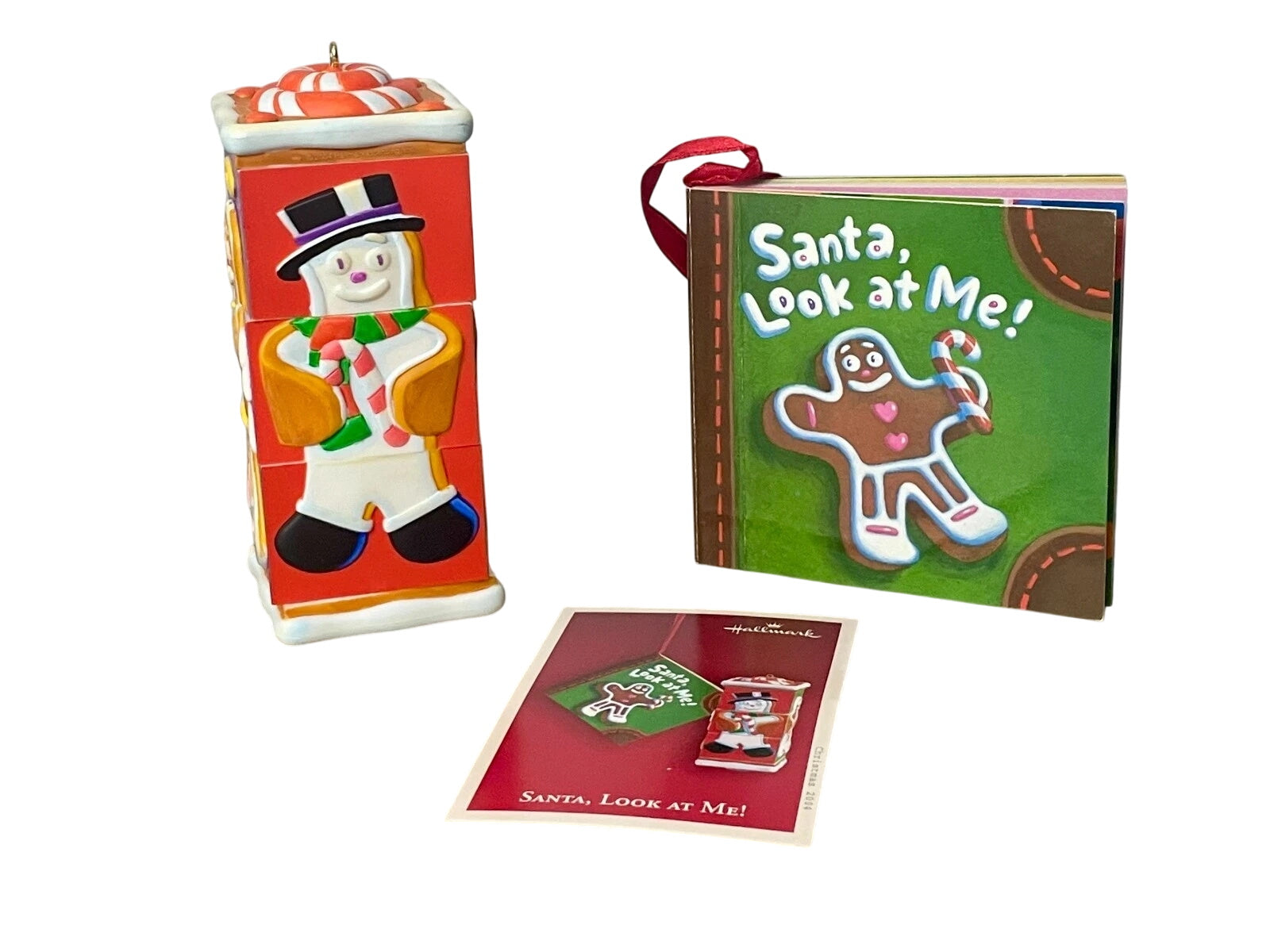 2004 Santa, Look at Me! Hallmark Ornament (Books) QXG5484